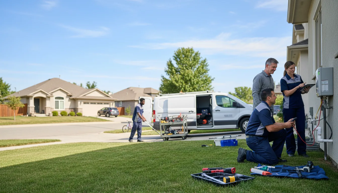 Tankless water heater service in Robbins, NC